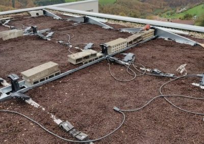 Démarrage installation photovoltaïque toit plat